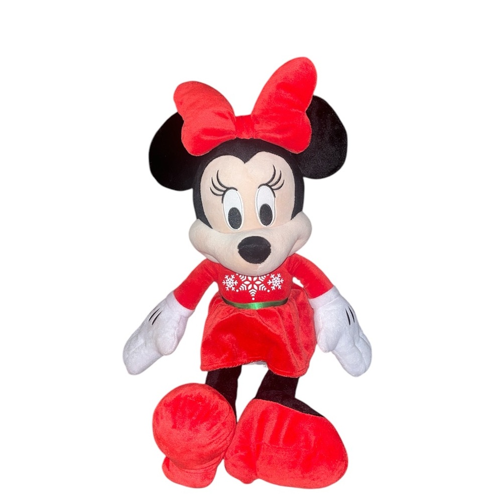 Disney Red and Black Stuffed Minnie Mouse
